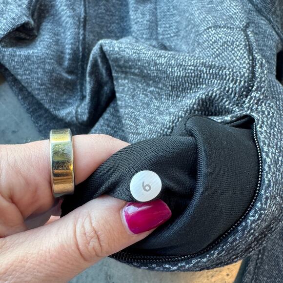 Vintage Y2K Lululemon Heathered Runderful 1/2 Zip Slim Fit Sweatshirt Women's 6 - Picture 3 of 5